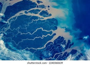 Aerial View Ganges River Delta Bangladesh Stock Photo 2240360639 ...