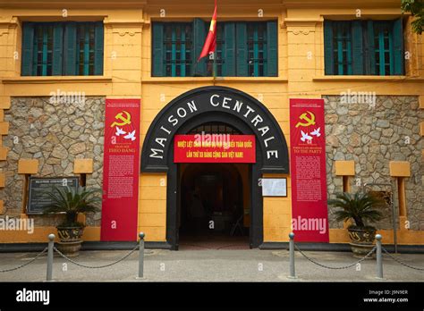 Entrance to Hoa Lo Prison Museum, (Aka Hanoi Hilton), Hanoi, Vietnam ...