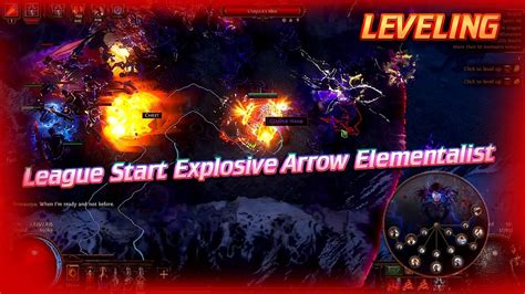 POE 3.20 Leveling as if League Start Explosive Arrow Elementalist The Forbidden Sanctum - YouTube