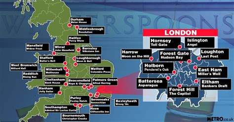 Map shows where Wetherspoons is selling off 32 pubs across UK | UK News ...