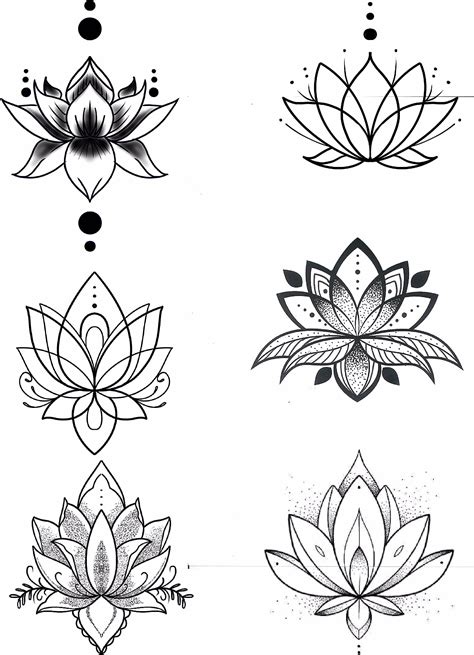 Fleur de lotus | Lotus tattoo design, Small lotus tattoo, Flower tattoo