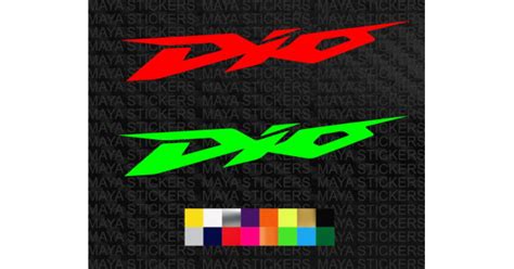 Honda dio logo stickers in custom colors and sizes