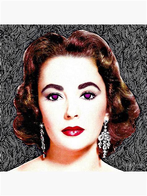 "Elizabeth Taylor" Poster by PollyJeanBond | Redbubble