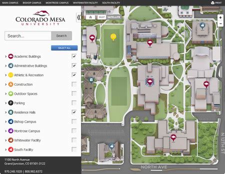 Colorado College Campus Map | secretmuseum