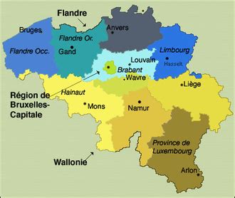 Provinces de Belgique — Wikipédia