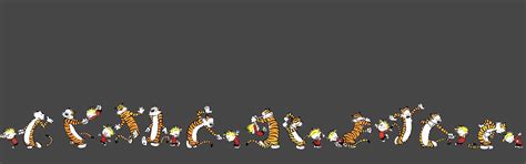 tiger wallpaper Calvin and Hobbes #comics #minimalism dual monitors ...