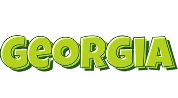 Georgia Logo | Name Logo Generator - Smoothie, Summer, Birthday, Kiddo, Colors Style