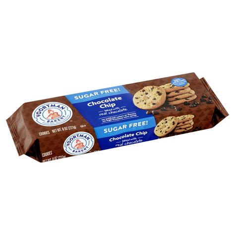 Voortman Bakery Sugar Free! Chocolate Chip Cookies, 8 oz - Walmart.com ...