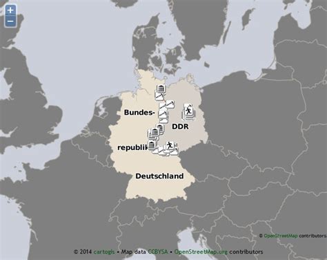 Verlauf Der Mauer Karte | Karte