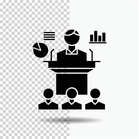 Business. conference. convention. presentation. seminar Glyph Icon on ...