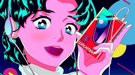 Vaporwave Anime Vaporwave Japanese Aesthetic Wallpaper | Images and ...