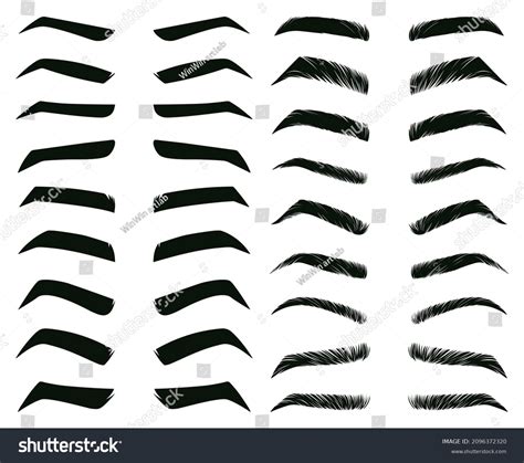 Eyebrow Shapes For Men Chart