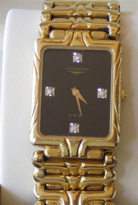 Men's Watches - LONGINES QWR GOLD DIAMOND QUARTZ - UNISEX WATCH was sold for R2,200.00 on 22 Feb ...