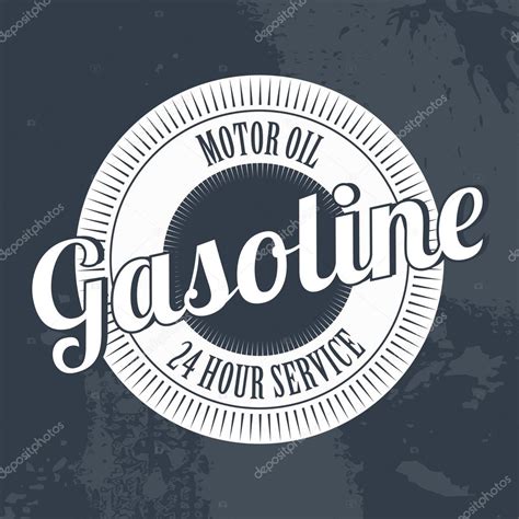 Gasoline label Stock Vector by ©L4DISENO 35434011