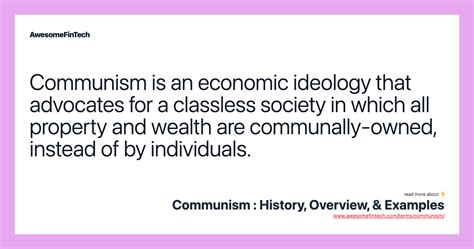 Communism : History, Overview, & Examples | AwesomeFinTech Blog