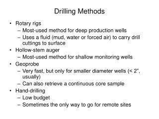 PPT - Directional and Horizontal Drilling Innovative Drilling Methods ...