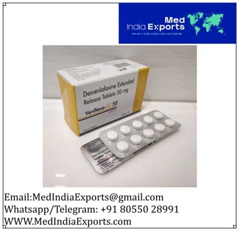 Desvenlafaxine Succinate Tablet, 50 mg at Rs 80/stripe in Yerkheda | ID ...