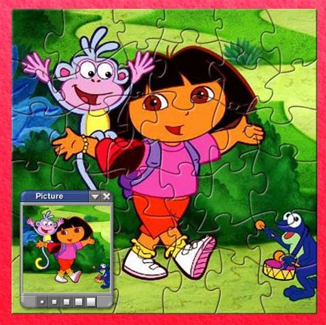 Screenshot, Review, Downloads of Freeware BC1 Lovely Dora Puzzle Games