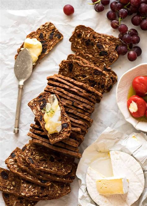 Homemade Gourmet Crackers with Cranberries and Sunflower Seeds ...