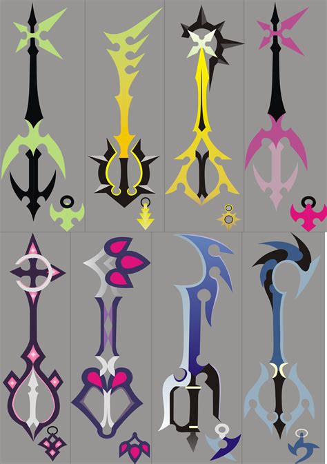 Kingdom Hearts 358-2 Keyblades by nativetech on deviantART | Kingdom hearts keyblade, Kingdom ...