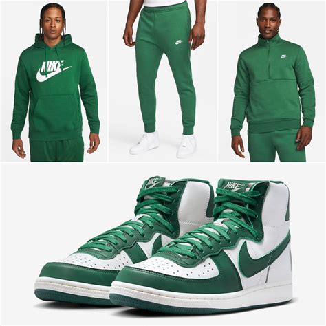 Nike Terminator High Noble Green Shirts Hats Clothing Outfits