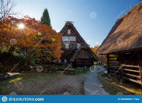 Hida Folk Village, Takayama, Japan Stock Photo - Image of house, fall: 268488660