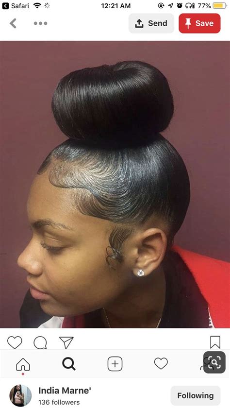 hair bun style - Chieko Yarbrough