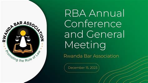 RBA Annual Conference and General Meeting - YouTube