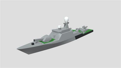 Russian "Buyan" class corvette - 3D model by spline.3d [211236a] - Sketchfab