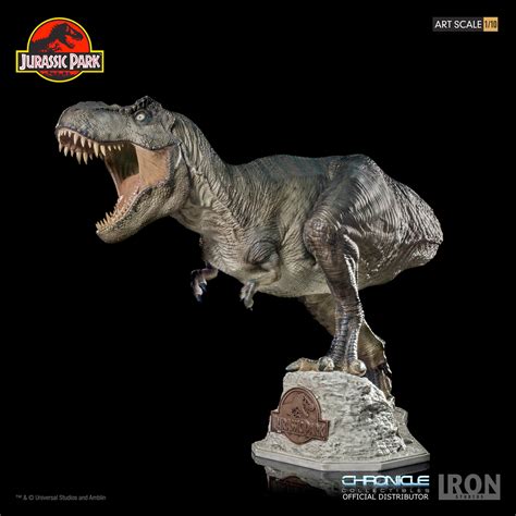 Cool Stuff: Iron Studios Jurassic Park T-Rex Statue Roars to Life