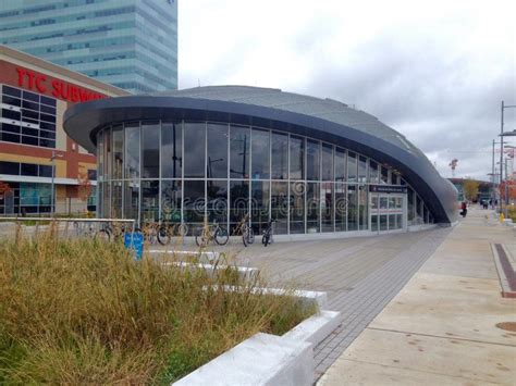 Vaughan Metropolitan Centre Subway Station in Toronto Editorial Stock ...