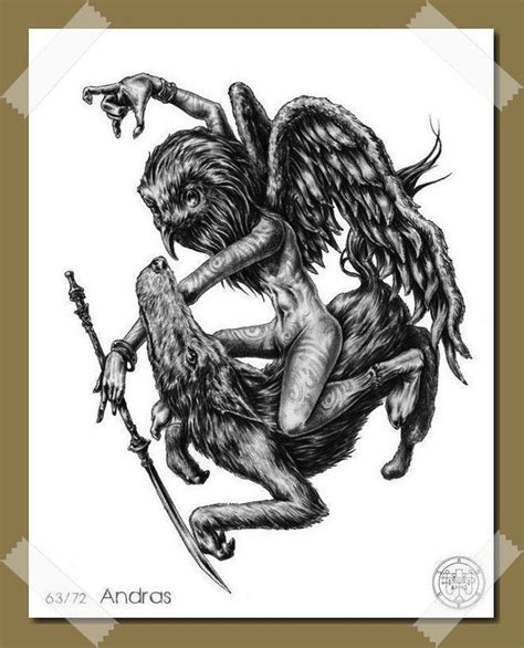 Andras - Demon and Spirit of Solomon | Demon, Demonology, Solomon