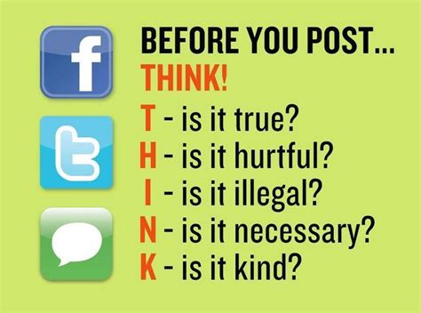 Think Before You Post Quotes. QuotesGram