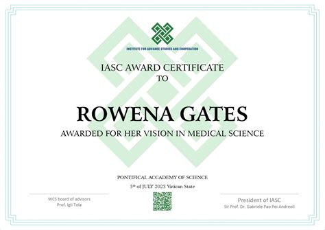 Rowena Gates - IASCOOP