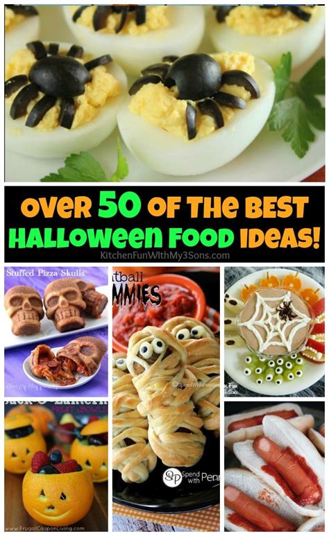 50 of the Best Halloween Food Ideas - Kitchen Fun With My 3 Sons