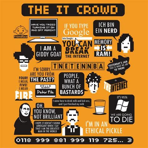 The IT Crowd Quotes Essential T-Shirt by Tom Trager | It crowd quotes, How to memorize things ...