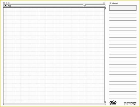 Grid Website Templates Free Of 20 Free Printable Sketching and Wireframing Templates ...