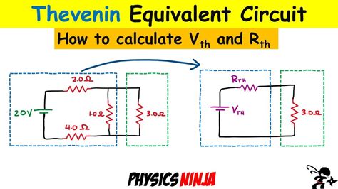 Thevenin Equivalent Circuit Example - YouTube