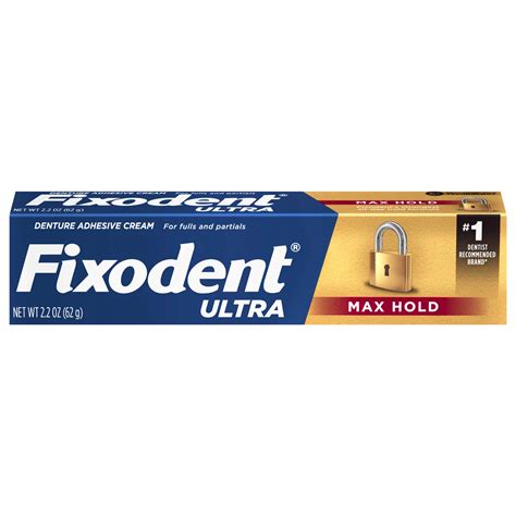 Fixodent Denture Adhesive Ultra Max Hold - Shop Denture Care at H-E-B