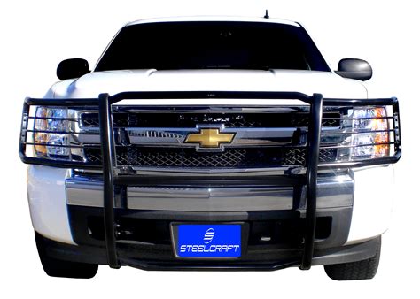 Steelcraft 50320 07-12 Chevy Silverado 1500 Grill Guard Black | Autoplicity