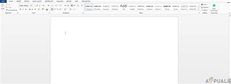 How To Add A Blank Page In Microsoft Word | appuals