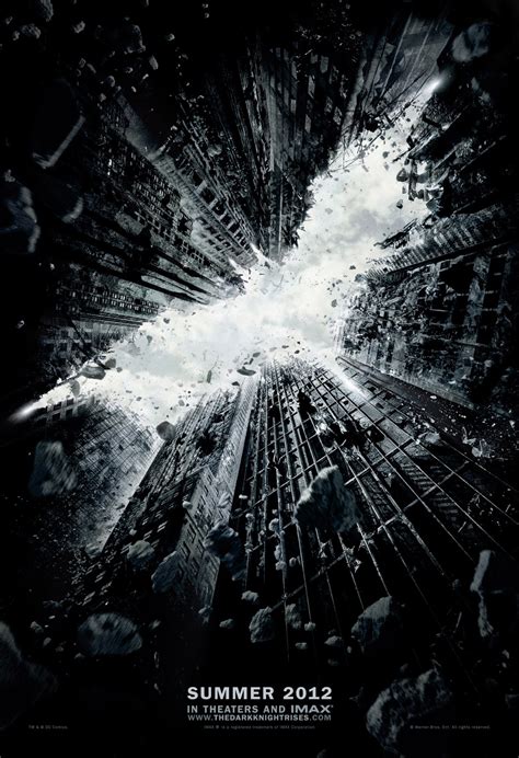 The Dark Knight Rises Movie Poster Optical Illusion