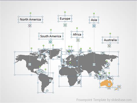 World Map Infographic Powerpoint Template | Slidesbase