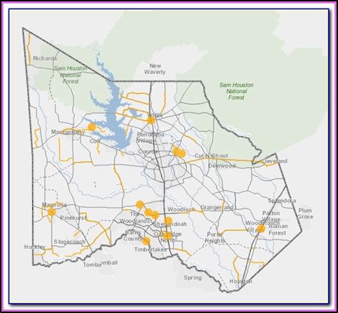 Map Records Of Montgomery County Texas - Map : Resume Examples #lV8NEPr30o