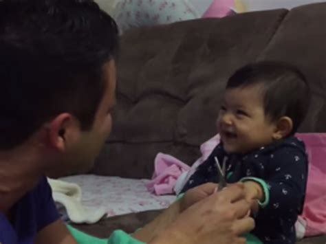 Clip of the Day: Baby pranks dad with fake cry