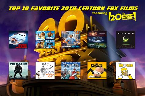 ArtStation - Title: My Top 10 Favorite 20th Century Fox Films ...