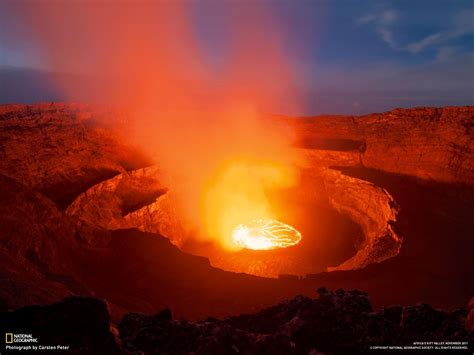 Nyiragongo Lava Lake - Congo | Volcano pictures, Democratic republic of the congo, Volcano