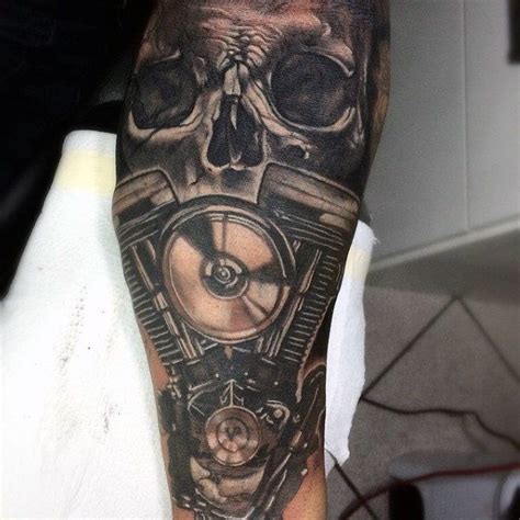 50 Engine Tattoos For Men - Motor Design Ideas | Engine tattoo, Tattoos, Tattoos for guys