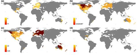 Global distribution maps for threatened crayfish included in the ...