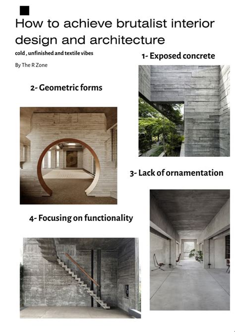 Achieve Brutalist Interior Design and Architecture